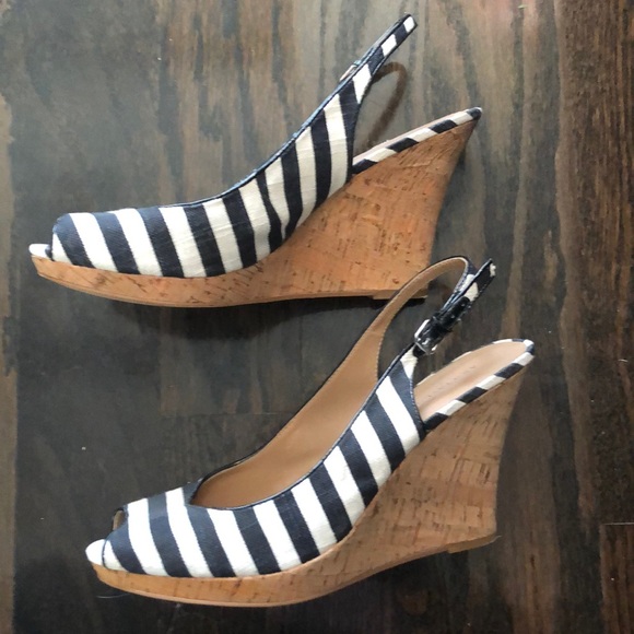 Ann Taylor Factory cork wedge heel - Picture 2 of 3